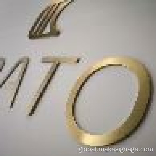 China Plating Laser Cutting Metal Letter Factory